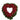 BlessedHeart floral heart wreath