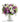 Moonlight Bloom Bouquet with white lilies and purple flowers