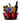 Red wine and cheese basket with gourmet snacks