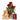 Rose bouquet with teddy bear gift set.