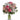 Beautiful floral bouquet with pink roses and daisies