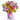 colorful flowers in a vase